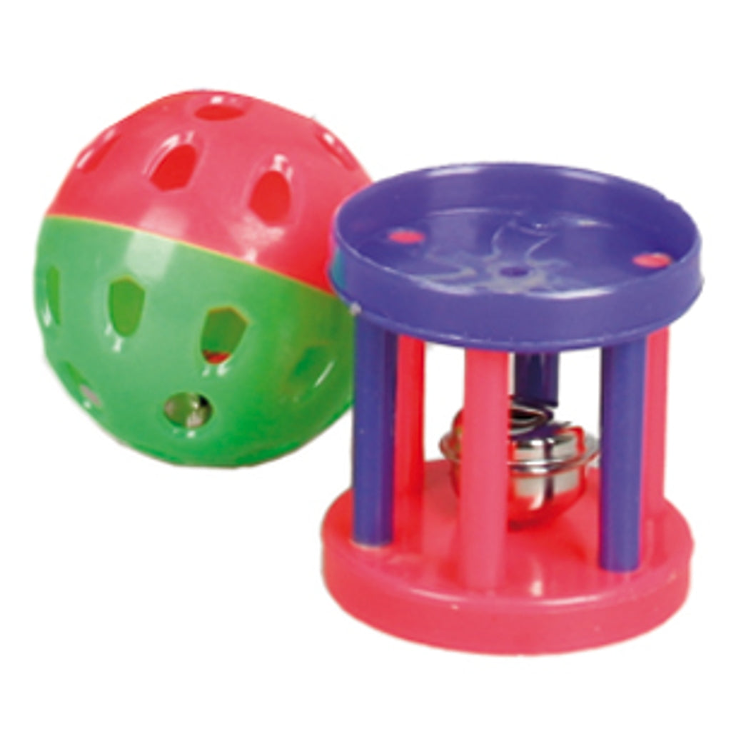 pelota + rodillo transparente en tub (1un)