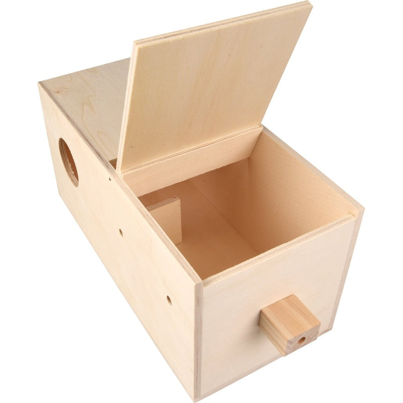 de madera para agapornis horitzontal