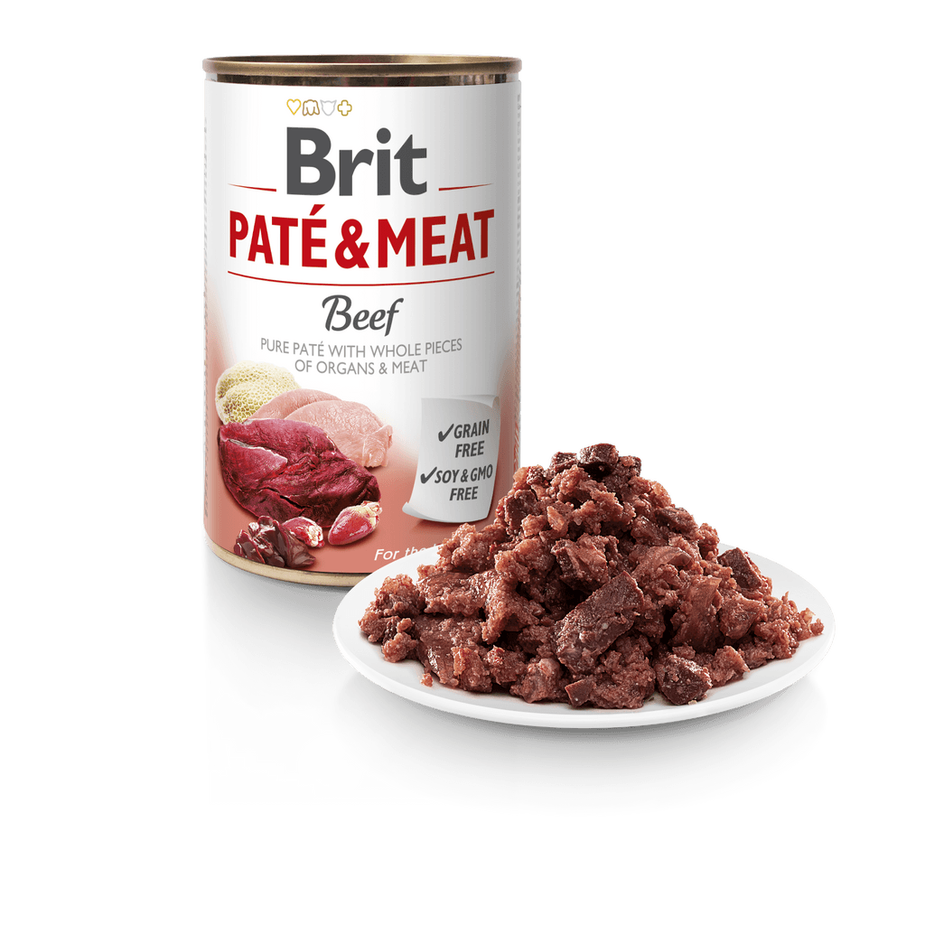 Brit DOG Grain Free Paté & Meat Ternera 400gr Imagen secundaria del producto