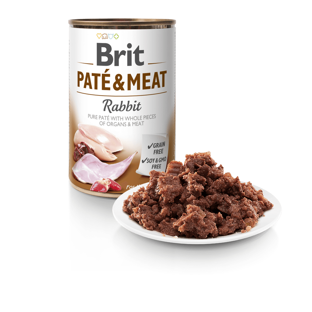 Brit DOG Grain Free Paté & Meat Conejo 400gr Imagen secundaria del producto