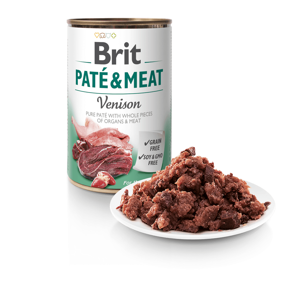 Brit DOG Grain Free Paté & Meat Ciervo 400gr Imagen secundaria del producto