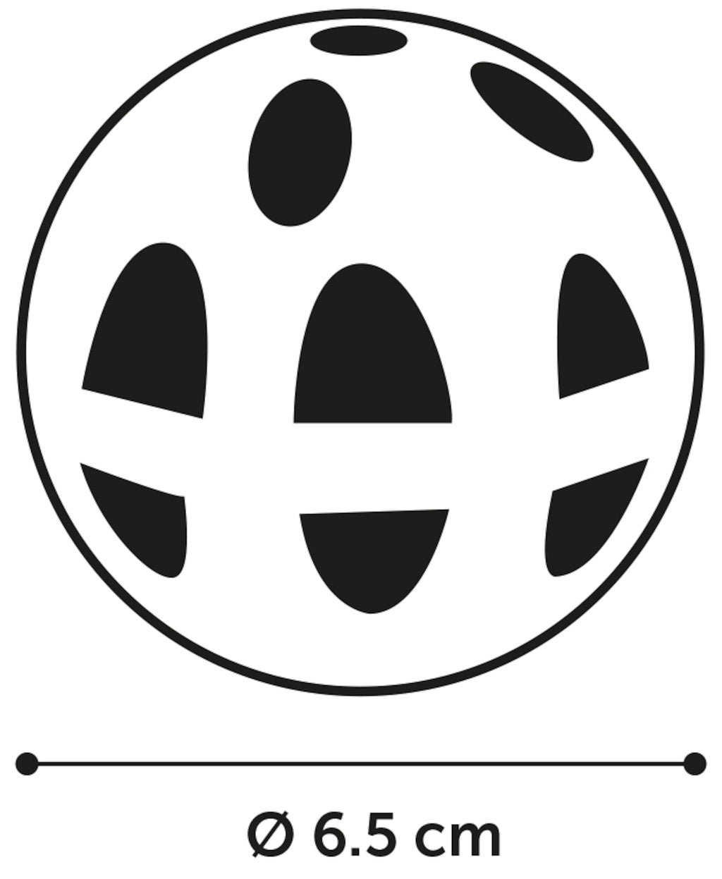 diwa cascabel 6,5cm surtido (1un)
