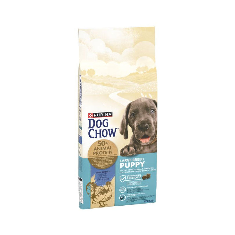Purina Dog Chow Puppy Large Breed con pavo pienso para cachorros de razas grandes 12 kg