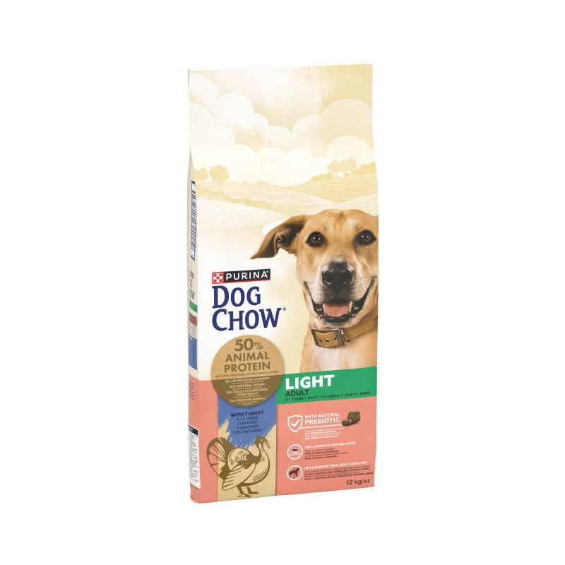 Purina Dog Chow Light con pavo pienso para perros 12 kg