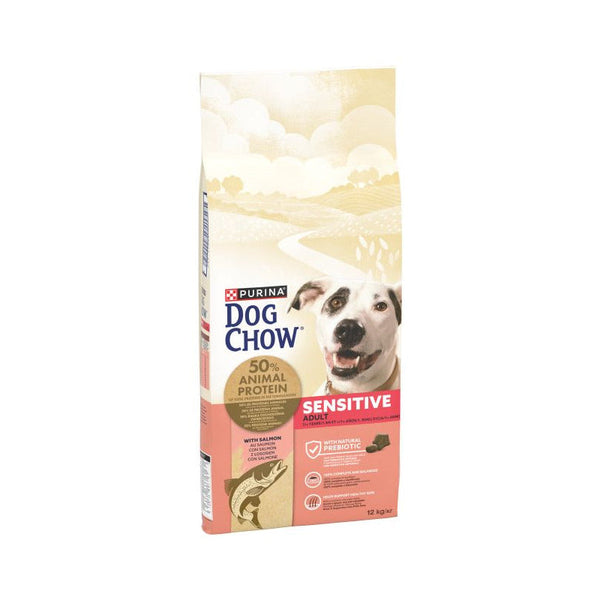 Purina Dog Chow Sensitive con salmón pienso para perros 12 kg