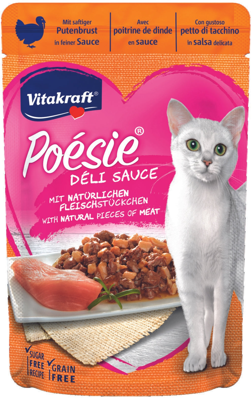 gato poesie delisauce pavo sobre 85gr Imagen principal del producto