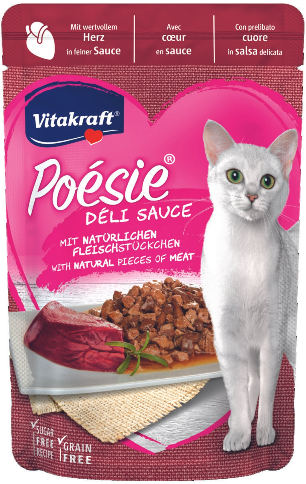 gato poesie delisauce corazón sobre 85gr Imagen principal del producto