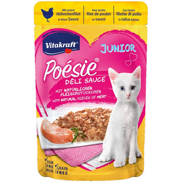gato poesie delisauce junior pollo sobre 85gr