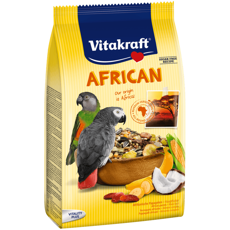 Menú loro gris africano 750 g Imatge principal del producte