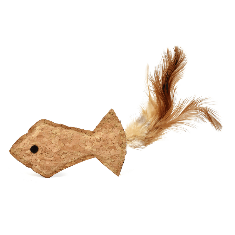 pez corcho con pluma 9,5cm 1u Imagen principal del producto