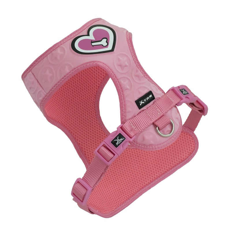 3D heart of bone rosa L 40x55-65cm