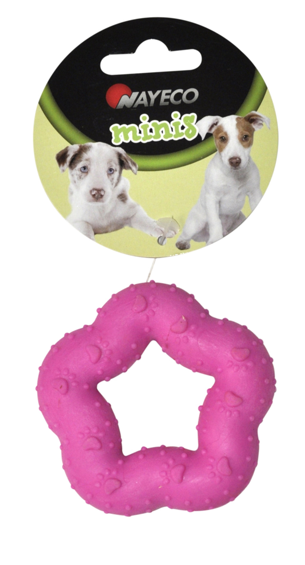 mini flor de goma 7cm 1u