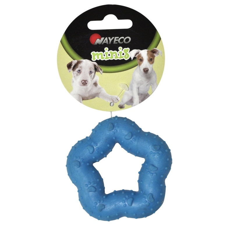 mini flor de goma 7 cm 1o