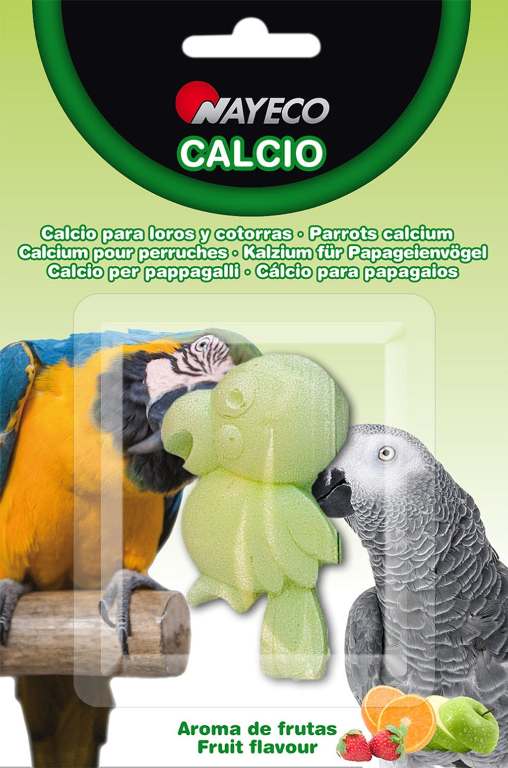 calcio cotorras sabor fruites