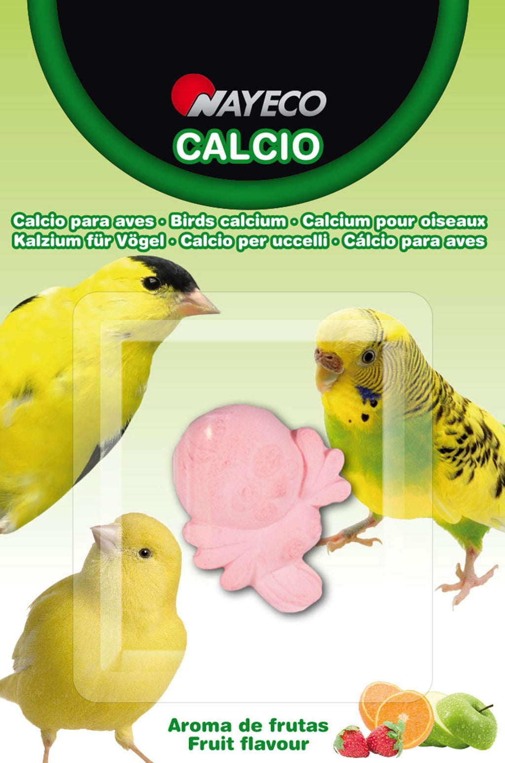 calcio ocell sabor fruites