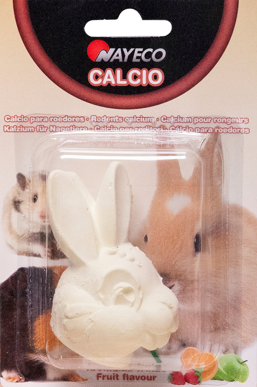 calcio roedor sabor frutas
