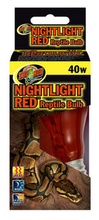 bombilla nightlight vermella 40w