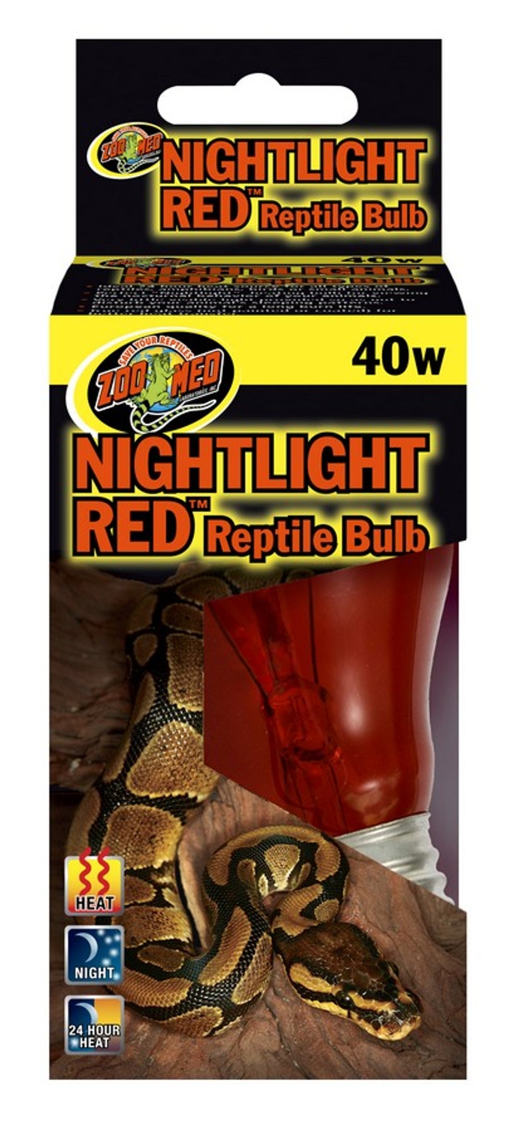bombilla nightlight vermella 40w