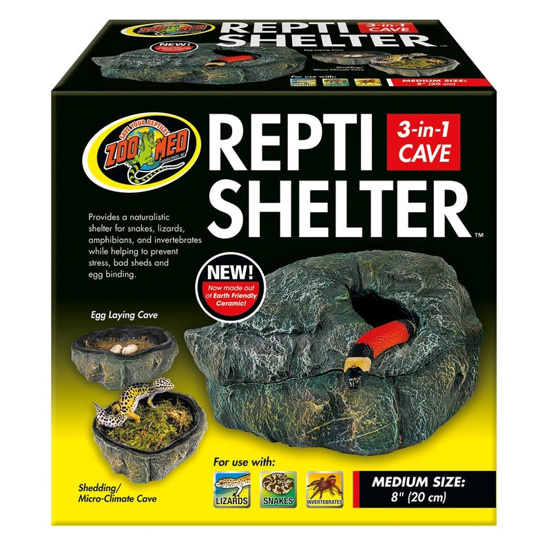 cueva mediana reptiles 20cm