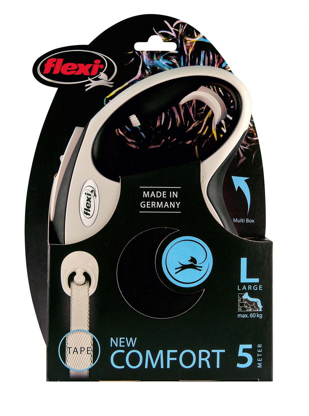 comfort cinta negro L 5m 60kg