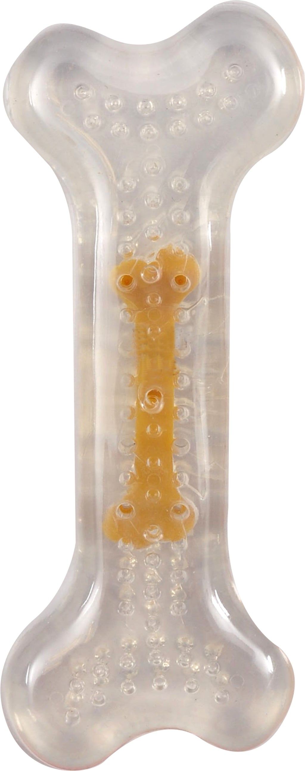 hueso tpr transparente pollo 12cm