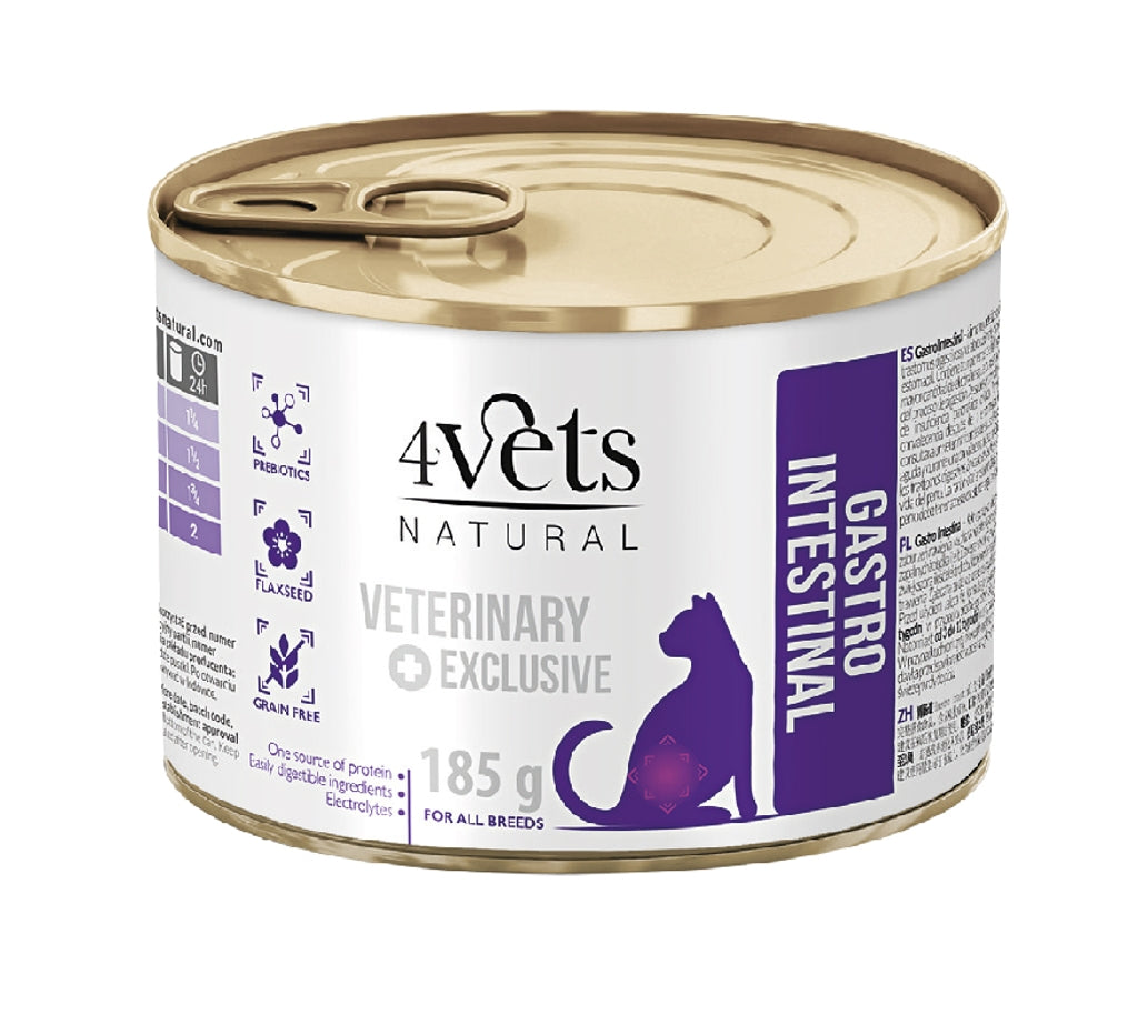 4vets gato gastrointestinal 185gr Imagen principal del producto
