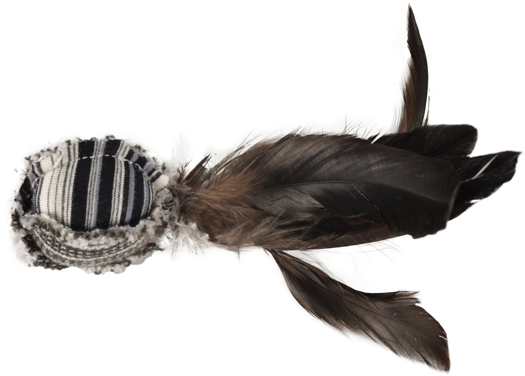 pirin amb plumas negre i blanc Imatge principal del producte