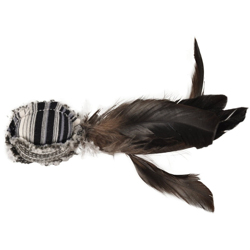 pirin amb plumas negre i blanc