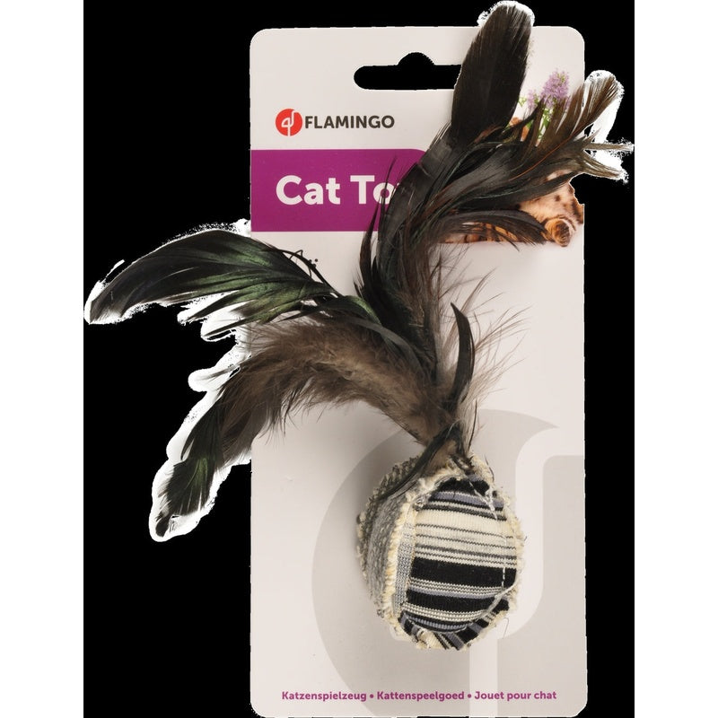 pirin amb plumas negre i blanc