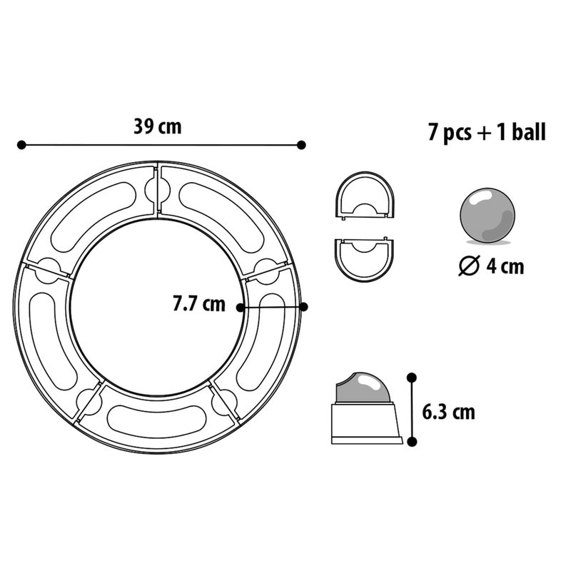 tunel moggy 39x39x7,7cm