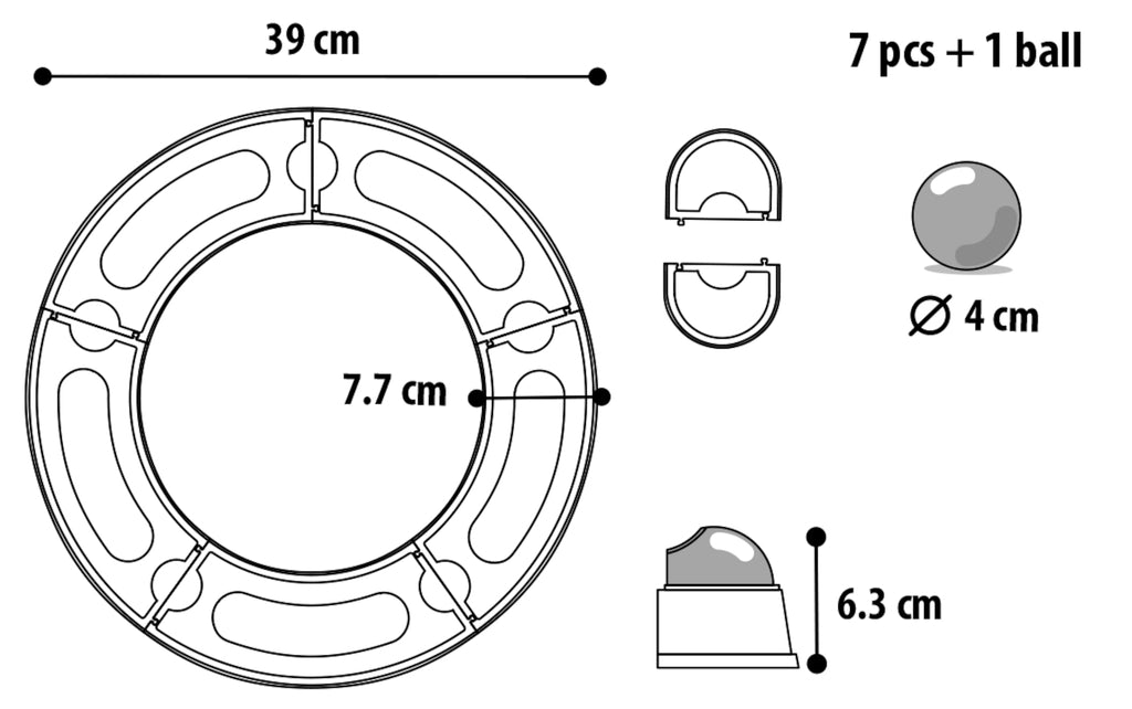 tunel moggy 39x39x7,7cm
