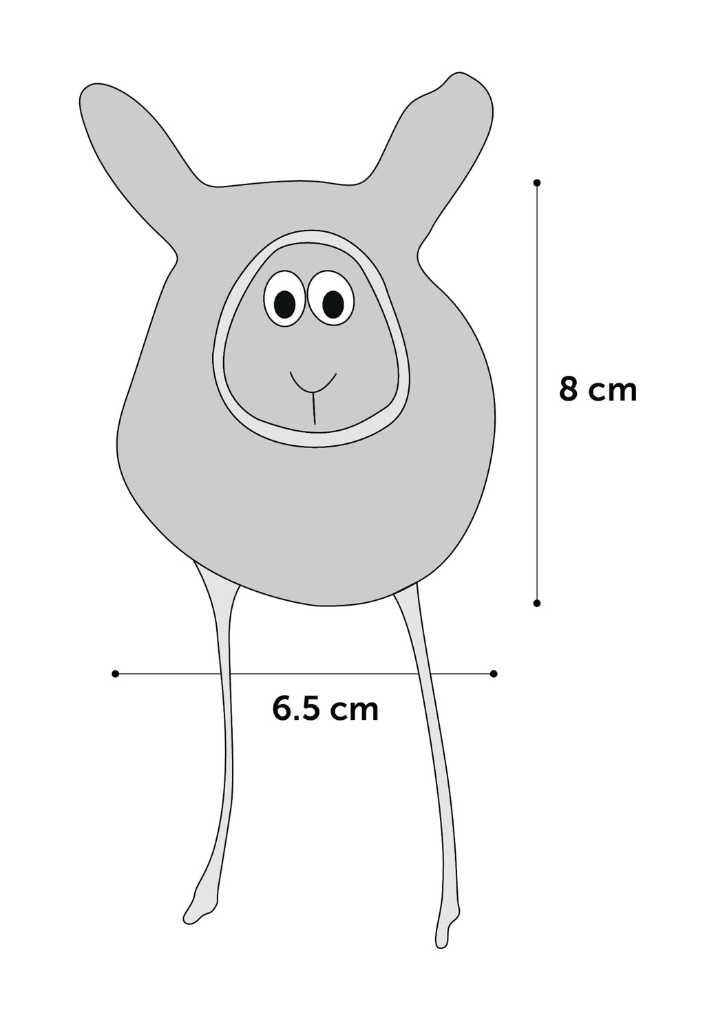 ovejas 16cm surtido (1un)