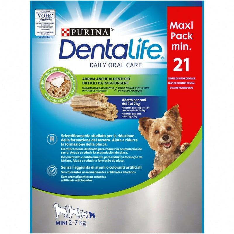 perro mini Dentalife pack 207gr (21un)