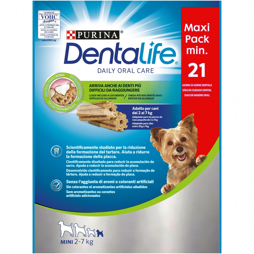 perro mini Dentalife pack 207gr (21un)