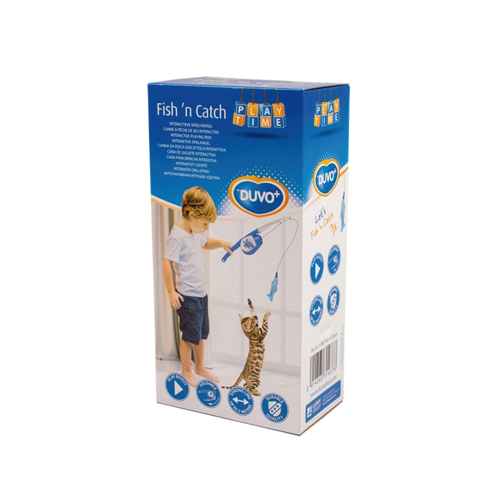 Duvo Gato Caña de pescar con pez 200 cm Imagen secundaria del producto