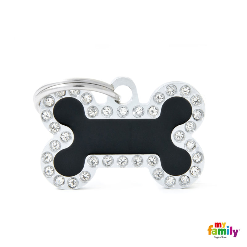 Glam hueso negro pequeño