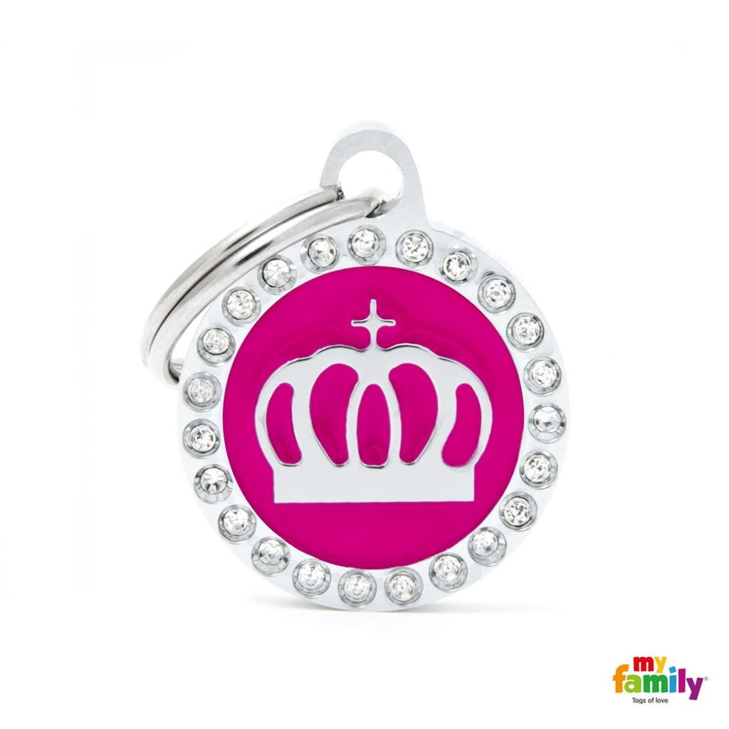 Glam corona rosa