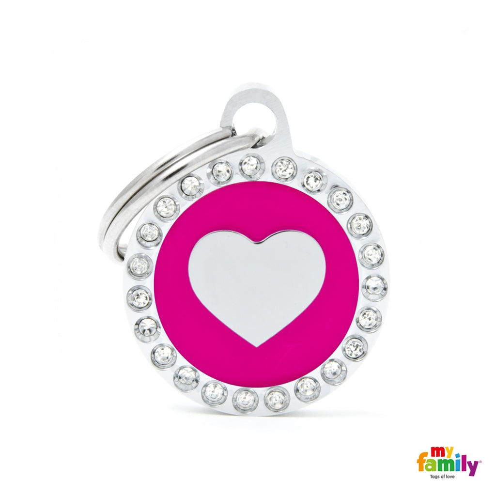 Glam corazon rosa