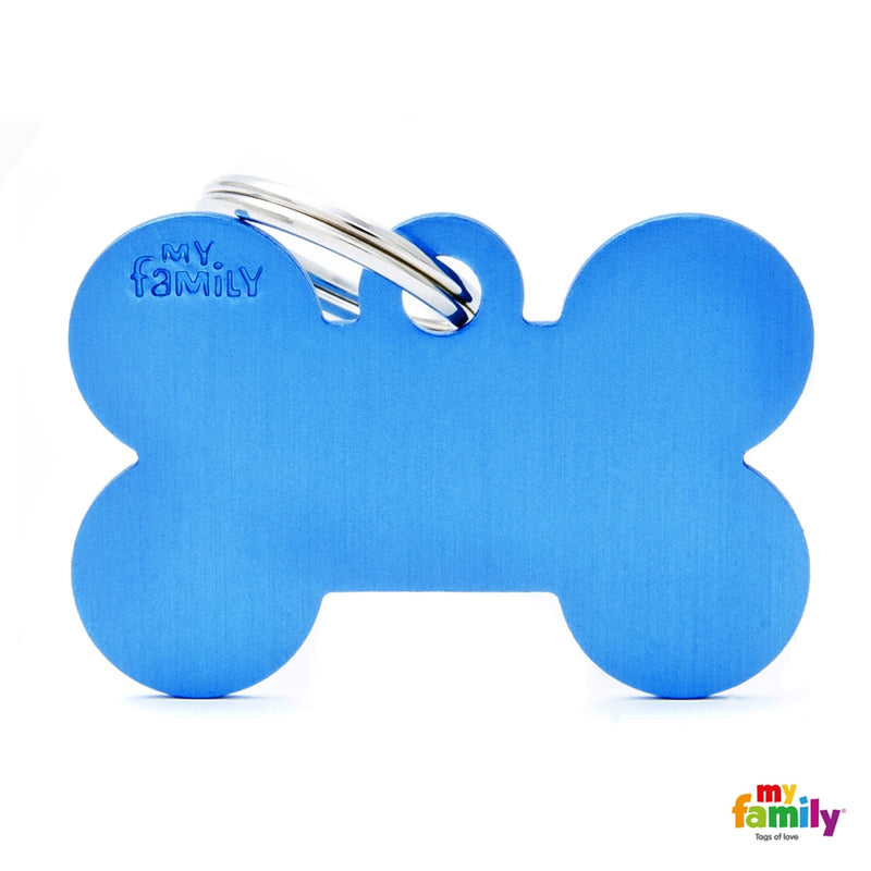 Basic aluminio hueso L azul