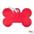 Basic aluminio hueso L rojo