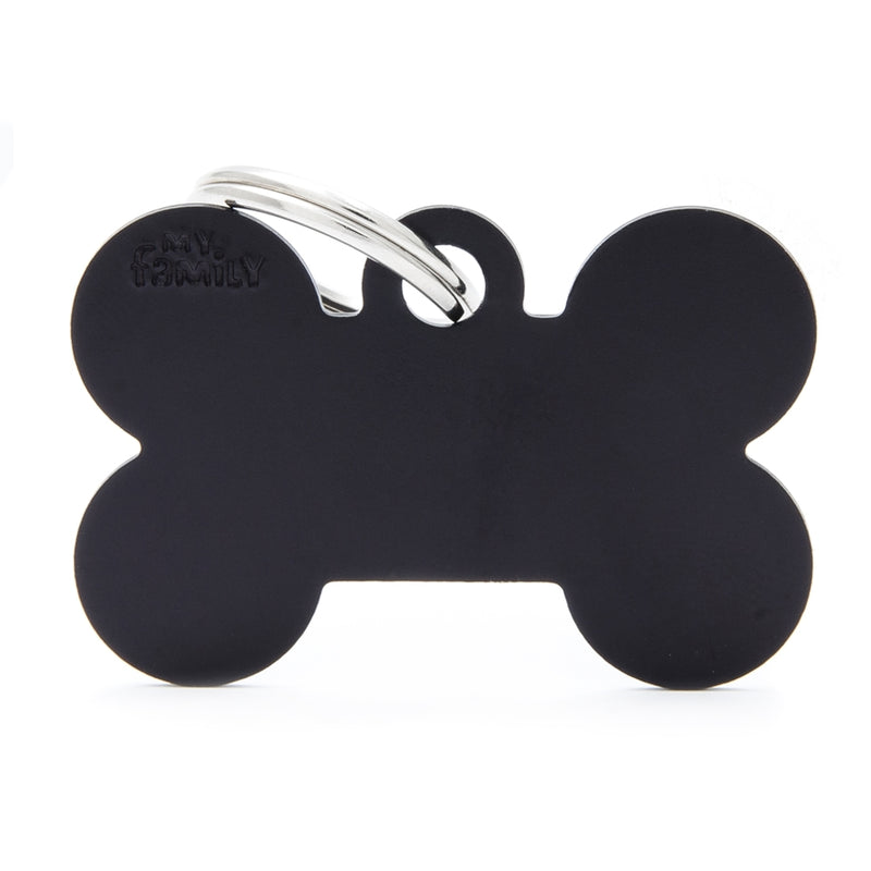 Basic aluminio hueso L negro