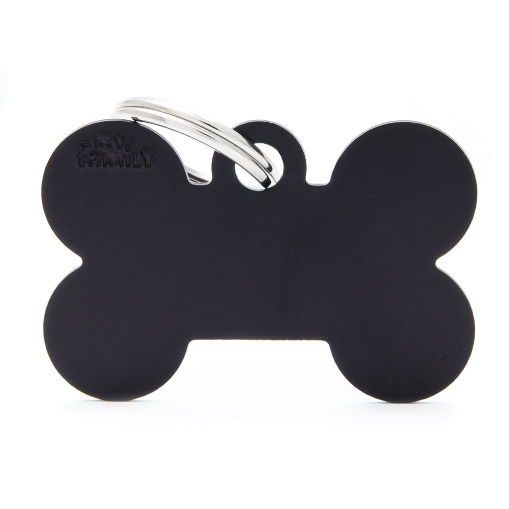 Basic aluminio hueso L negro