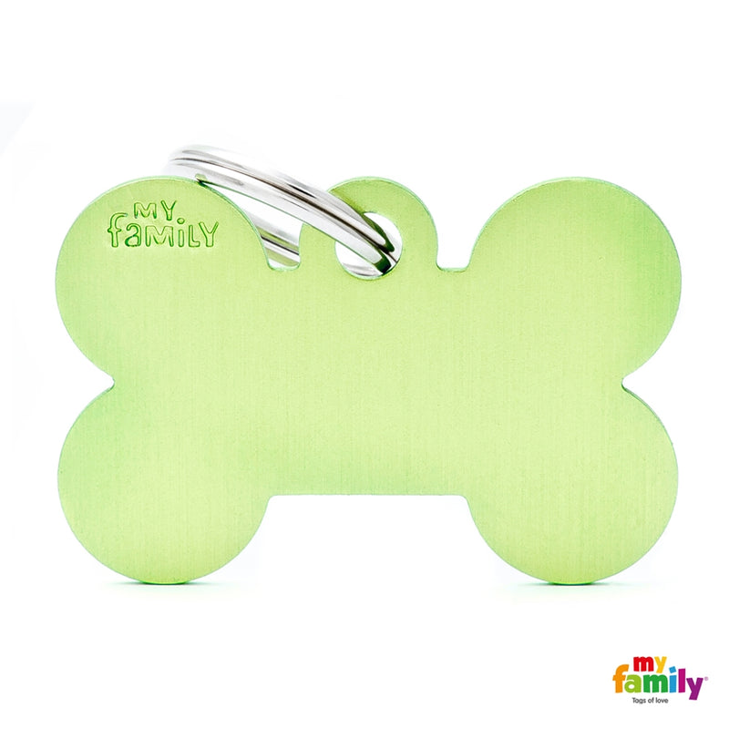 Basic aluminio hueso L verde