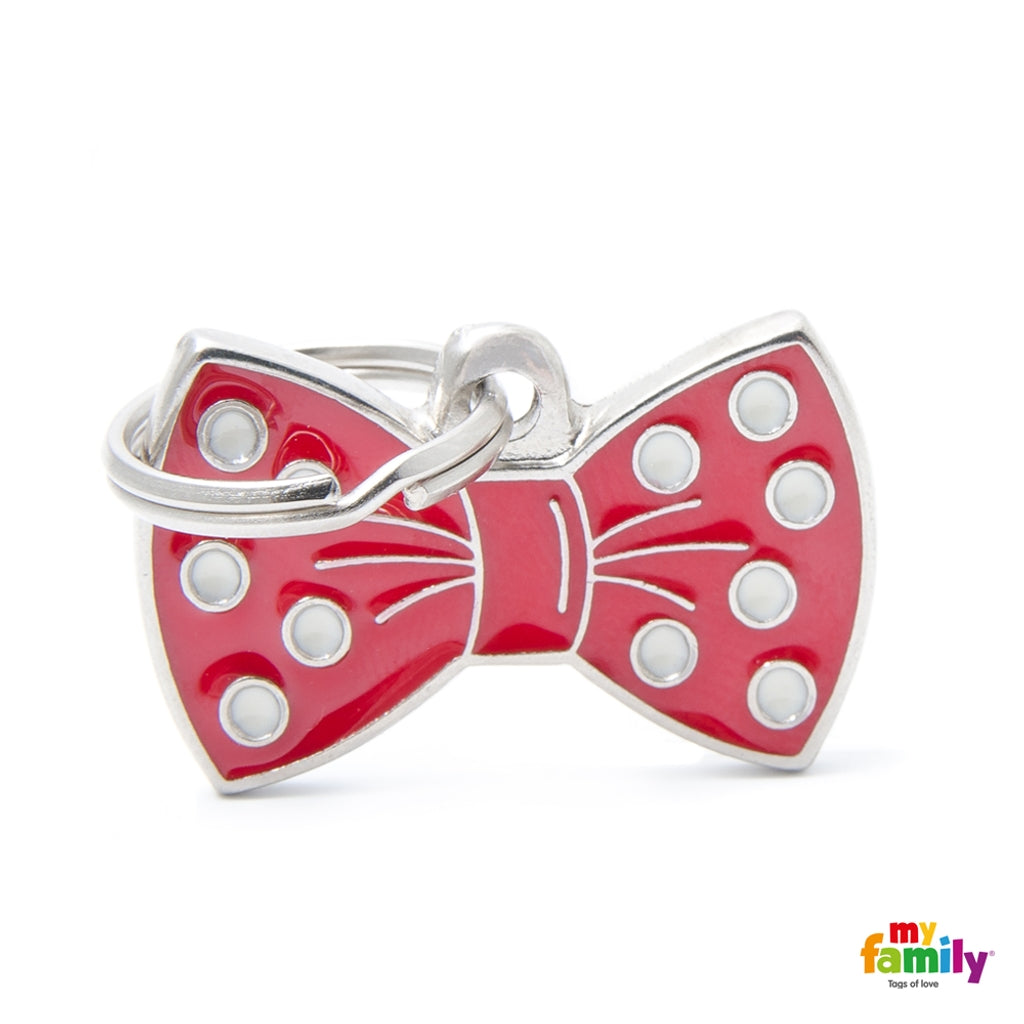 Charms bow tie rojo