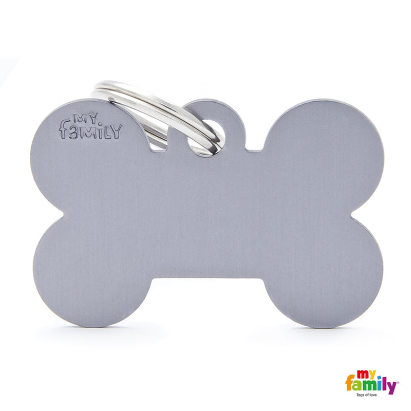 Basic aluminio hueso L gris