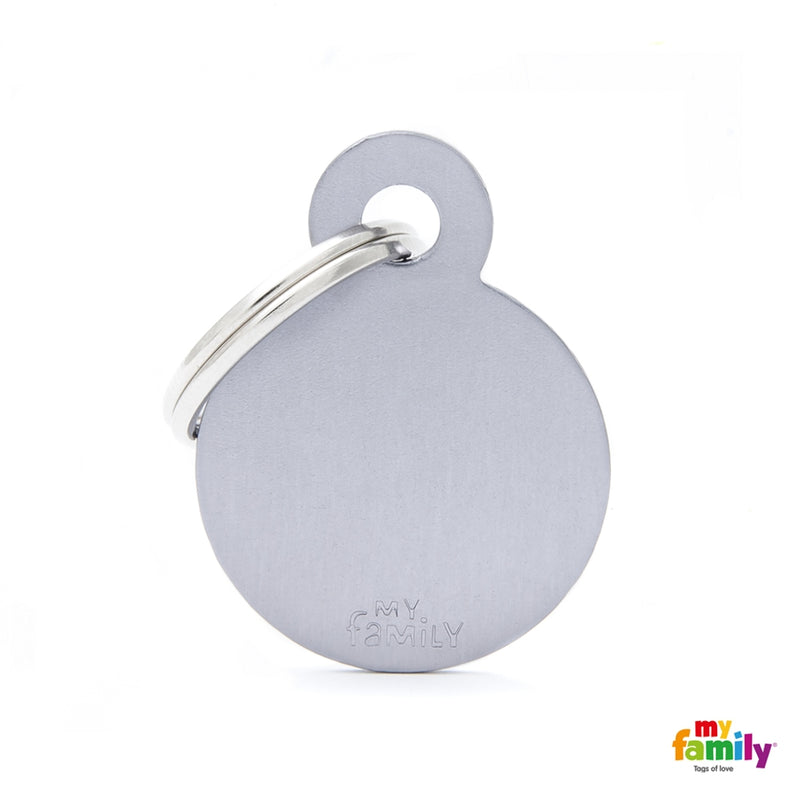 Basic aluminio círculo S gris