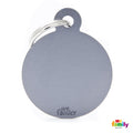 Basic aluminio círculo L gris