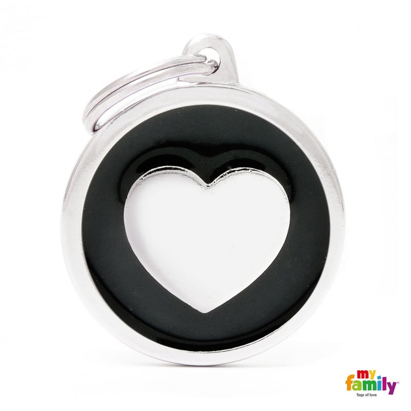 Classic medalla corazon negro Imagen principal del producto