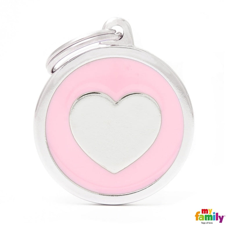 Classic medalla corazon rosa Imagen principal del producto
