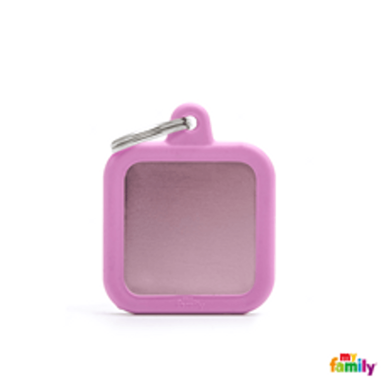 cuadrado rosa alum goma Imatge principal del producte
